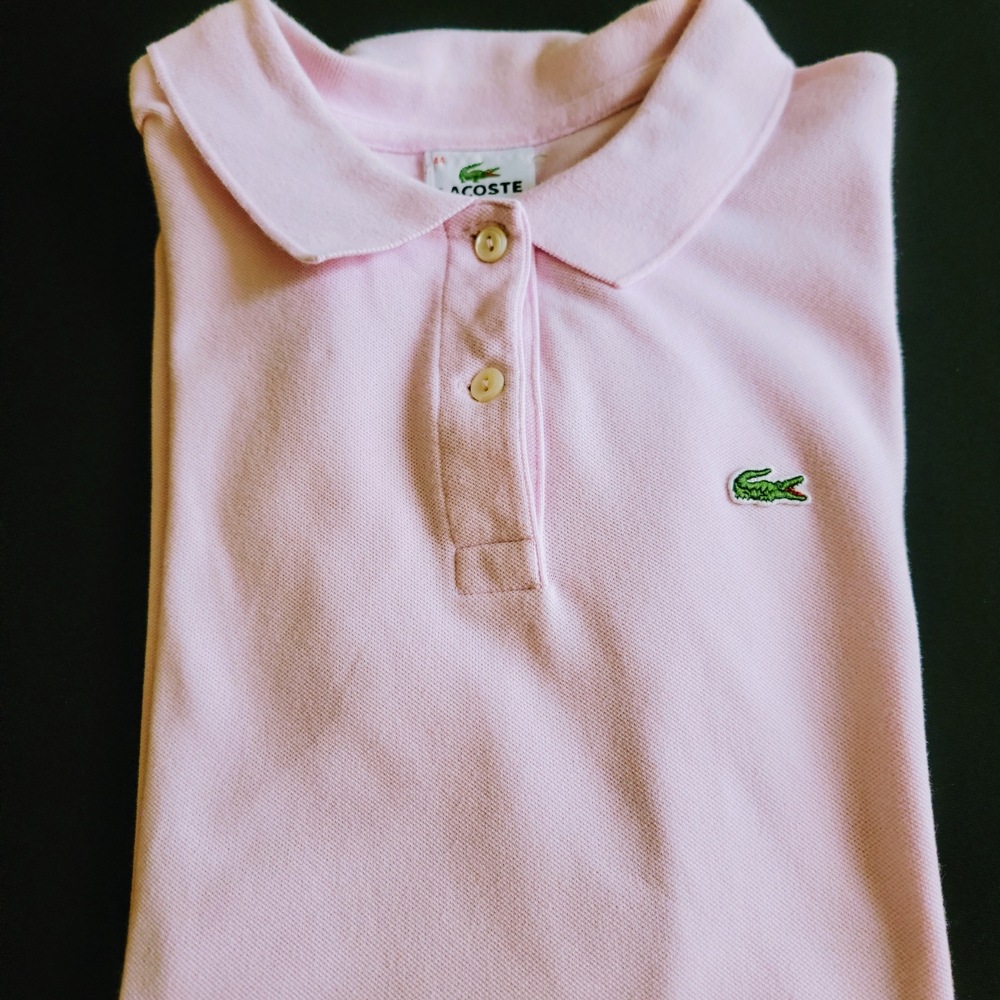 Lacoste Women Light Pink Polo Shirt